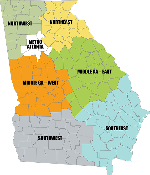 Georgia district map